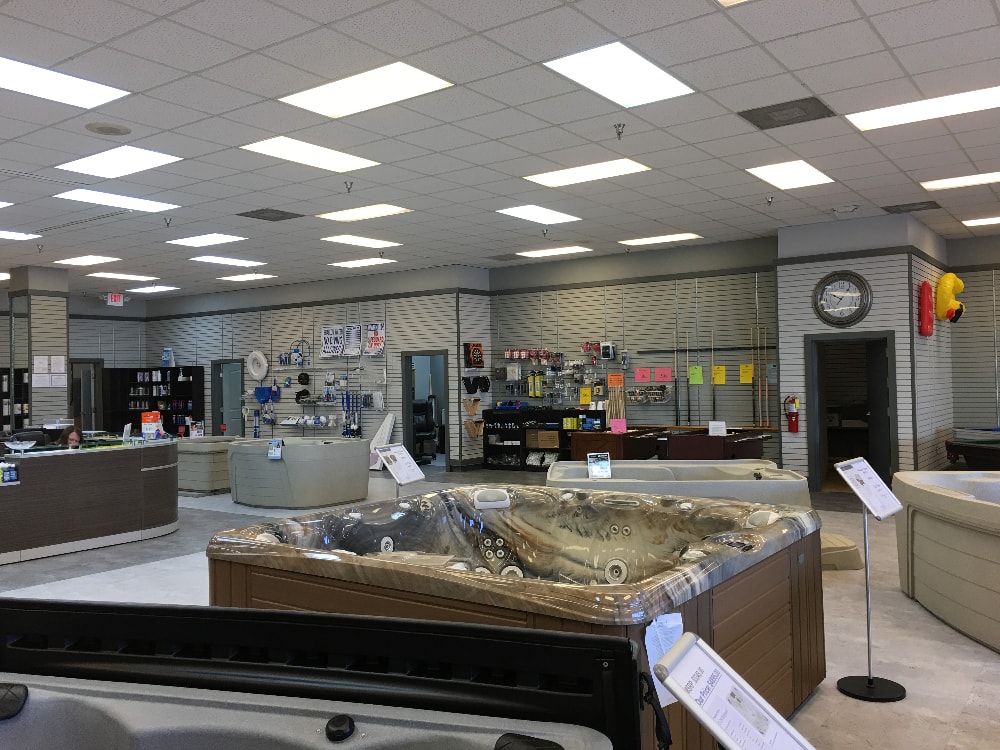 Hot Tubs spa showroom